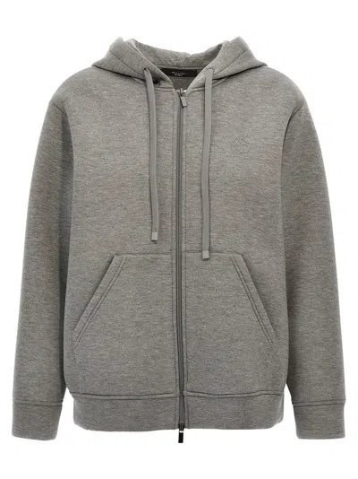 Weekend Max Mara Hoodie Dovere In Gray
