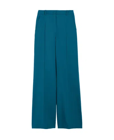 WEEKEND MAX MARA HORN WOOLEN TROUSERS