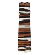 WEEKEND MAX MARA WEEKEND MAX MARA  IFREM BROWN MIDI DRESS