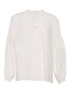 Weekend Max Mara Ilex Embroidered Balloon-sleeve Shirt