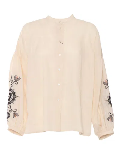 Weekend Max Mara Ilex Shirt In Beige
