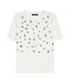 Weekend Max Mara Item O-neck Short-sleeved T-shirt In White
