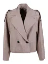Weekend Max Mara Jacket In Brown