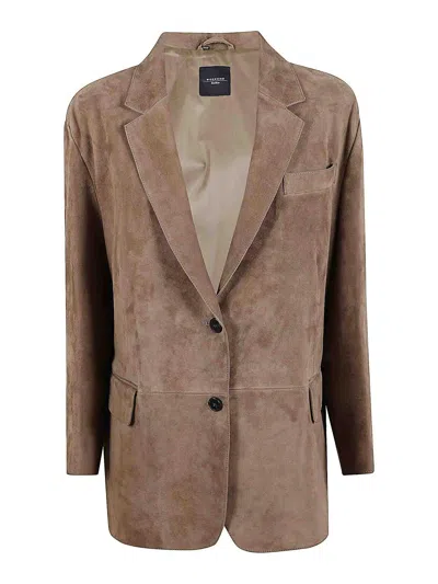 Weekend Max Mara Jacket In Brown