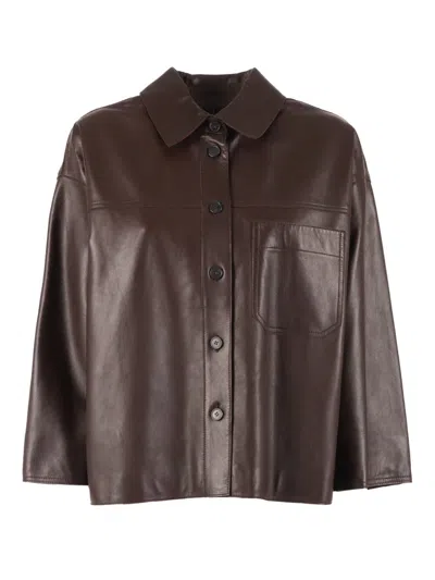 Weekend Max Mara Jacket In Brown