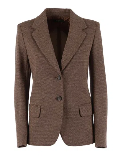 Weekend Max Mara Jacket In Brown