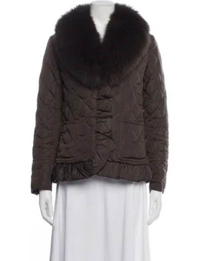 Pre-owned Weekend Max Mara Jacket In Brown
