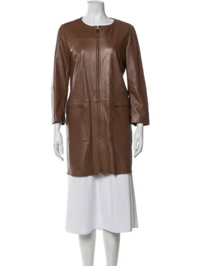 Pre-owned Weekend Max Mara Jacket In Brown