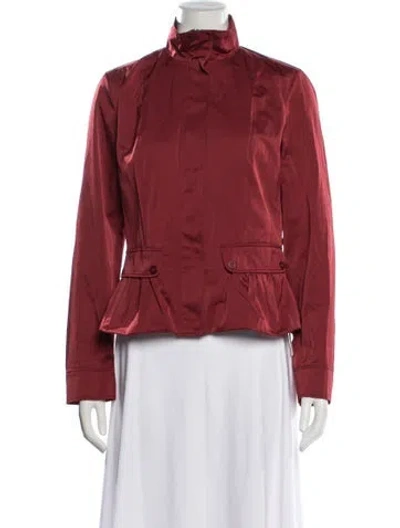 Pre-owned Weekend Max Mara Jacket In Burgundy