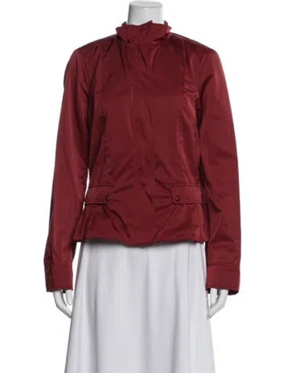 Pre-owned Weekend Max Mara Jacket In Burgundy