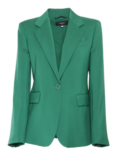 Weekend Max Mara Jacket In Green