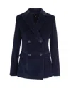 Weekend Max Mara Long-sleeved Suit Jacket In Blue