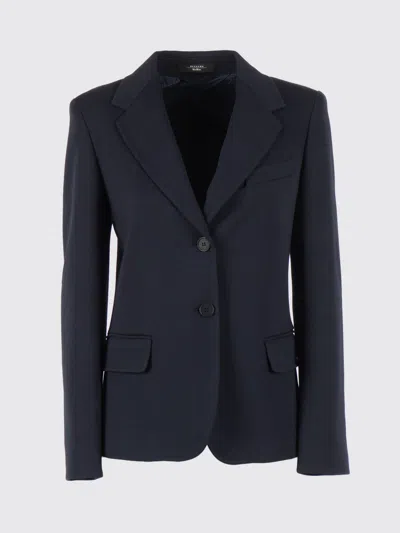 Weekend Max Mara Jacket Woman  In Blue