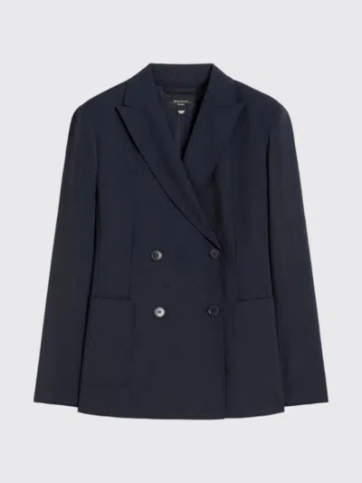 WEEKEND MAX MARA WEEKEND MAX MARA DOUBLE-BREASTED BLAZER IN VIRGIN WOOL