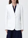 Weekend Max Mara Minimalist Single-breasted Blazer In White