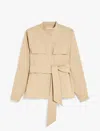 Weekend Max Mara Belted Cotton Jacket