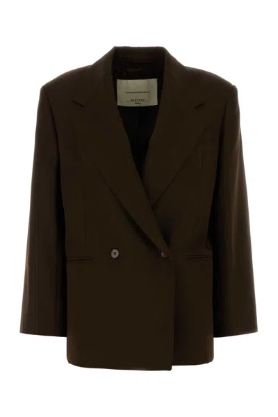 Weekend Max Mara Jackets And Vests In Brown