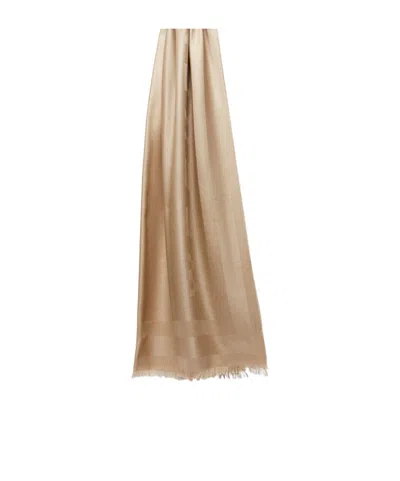 Weekend Max Mara Jacquard-knit Wool And Silk Stole In Transparent
