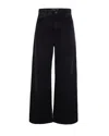 Weekend Max Mara Cactus Logo-patch Jeans In Black