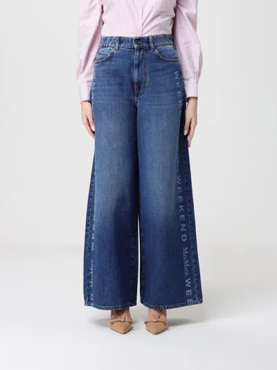 Weekend Max Mara Jeans Woman  In Blue