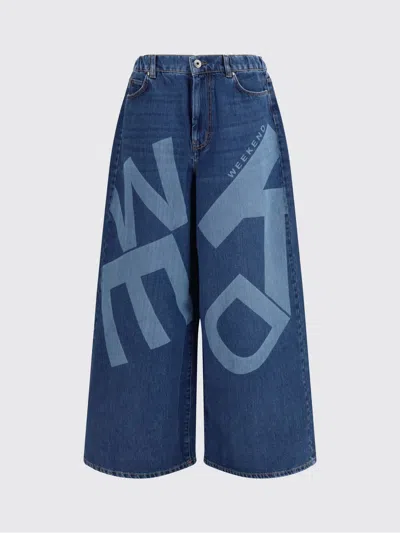 Weekend Max Mara Jeans Woman  In Blue