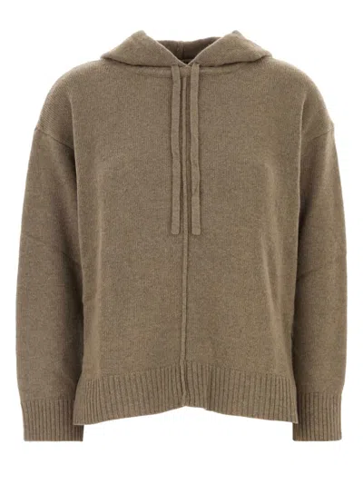 WEEKEND MAX MARA JEREZ KNITTED HOODIE JUMPER