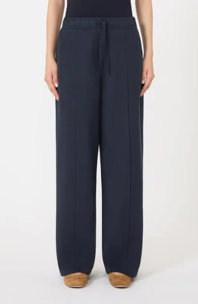 Weekend Max Mara Jersey Drawstring Waist Pants In Blue