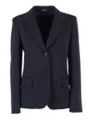 Weekend Max Mara Jersey Jacket In Blue