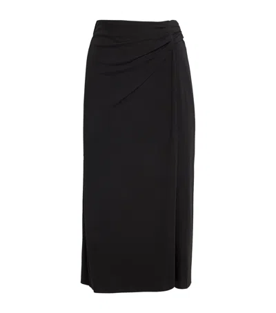 Weekend Max Mara Jersey Midi Skirt In Black