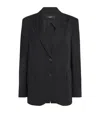 Weekend Max Mara Jersey Single-breasted Blazer In Black