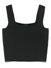 Weekend Max Mara Sleeveless Cropped Knitwear Square Neckline