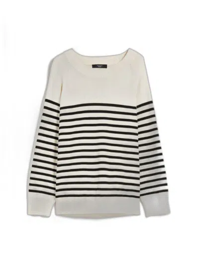 Weekend Max Mara Zingaro Sweater In White