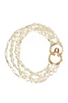 Weekend Max Mara Joan Multi-strand Pearl Necklace In Perle Naturali