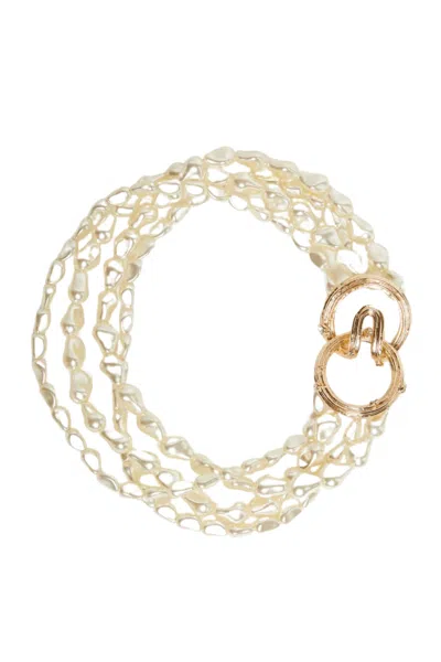 Weekend Max Mara Joan Multi-strand Pearl Necklace In Perle Naturali