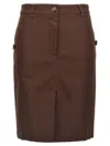 Weekend Max Mara Skirt With Button Detailing And Back Pockets