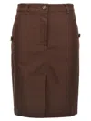 Weekend Max Mara Skirt With Button Detailing And Back Pockets