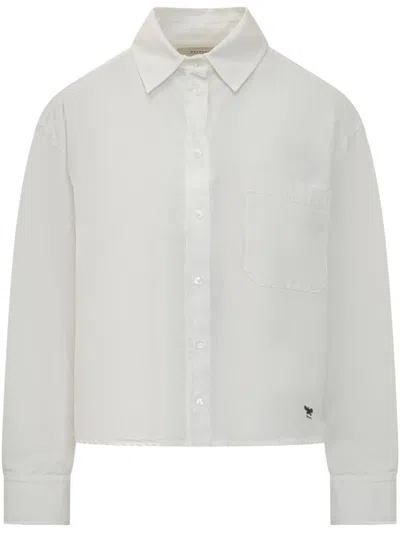 Weekend Max Mara Jock Shirt In 白色