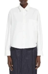 Weekend Max Mara Collared Shirt With Pocket And Long Sleeves In White