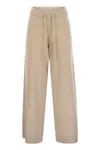 Weekend Max Mara Josef - Trousers In Wool And Cashmere Yarn In Neutral