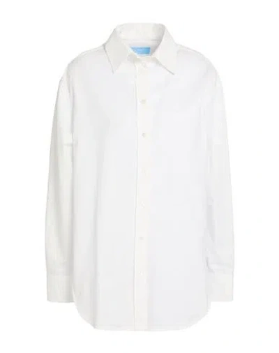 Weekend Max Mara Joyroad By Lucy Hale Woman Shirt White Size 4 Cotton