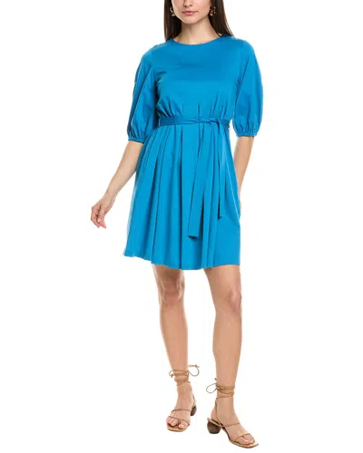 Weekend Max Mara Jumbo Mini Dress In Blue