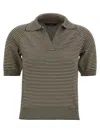 Weekend Max Mara Junior Polo Multicolor In Gray