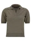 Weekend Max Mara Junior Polo Multicolor In Green