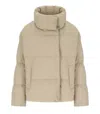 Weekend Max Mara Kaiser Beige Down Jacket In Nude