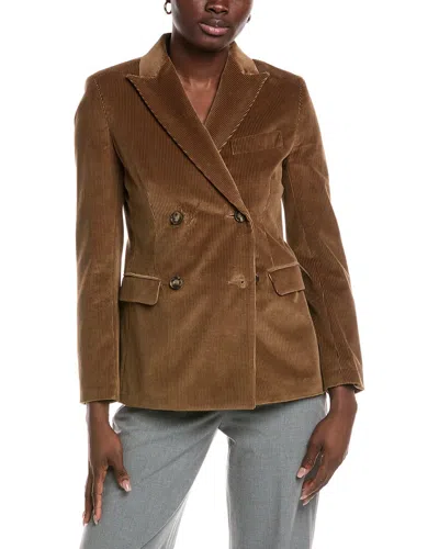 Weekend Max Mara Katanga Corduroy Jacket In Brown