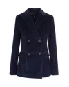 Weekend Max Mara Long-sleeved Suit Jacket In Blue