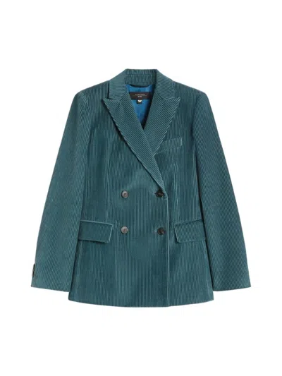 Weekend Max Mara Katanga Jacket Denim In Green