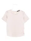 Weekend Max Mara Gilbert Keyhole Cut-out Crewneck T-shirt