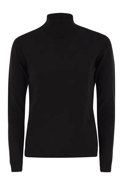 WEEKEND MAX MARA WEEKEND MAX MARA KIKU - TURTLENECK IN SILK AND WOOL YARN