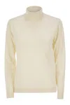Weekend Max Mara Kiku Turtleneck In Silk And Wool Yarn